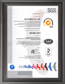 ISO9001质量管理体系(英文证书)